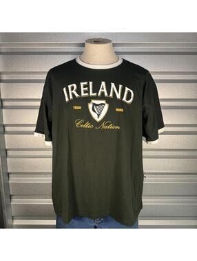 Vintage Ireland Celtic Nation Ringer Tee XXL